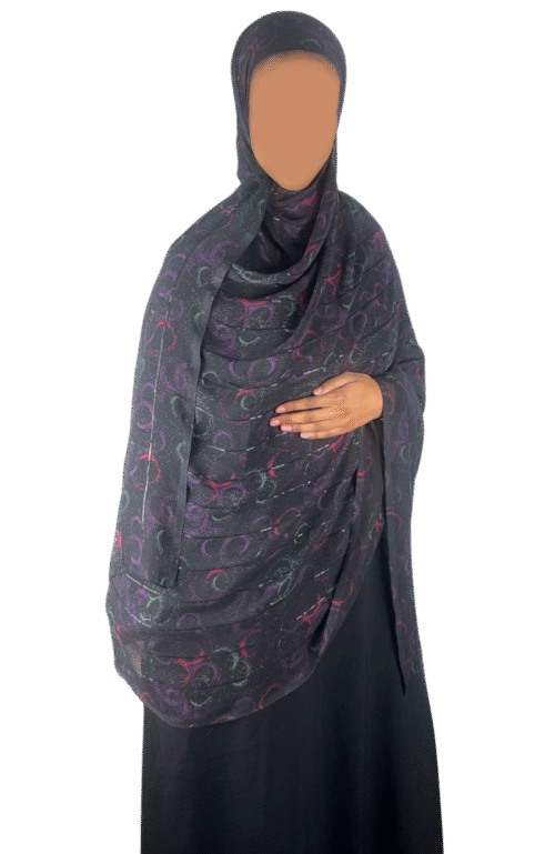Digital print premium chiffon hijabs