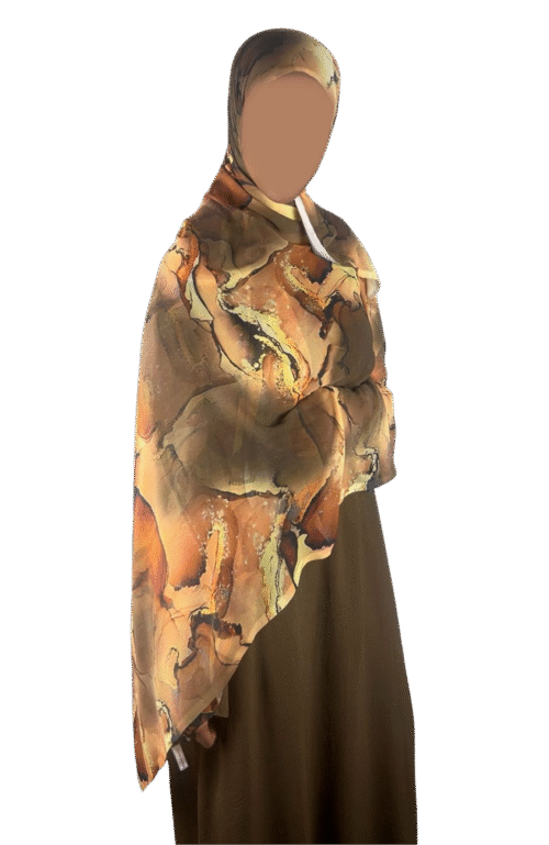 Digital print premium chiffon hijabs