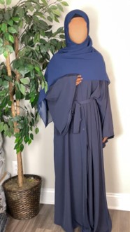 Nada material open Abayas