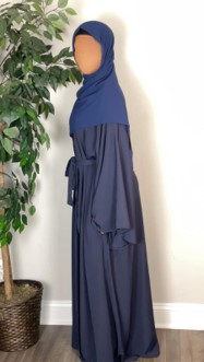 Nada material open Abayas