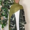 3 Pieces Chiffon open Abayas