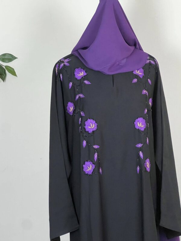 Classic Nada Abaya with  hand work embroidery