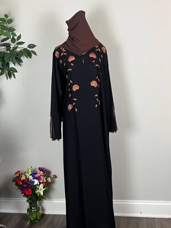 Classic Nada Abaya with hand work embroidery