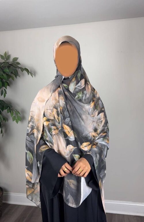 Digital print premium chiffon hijab