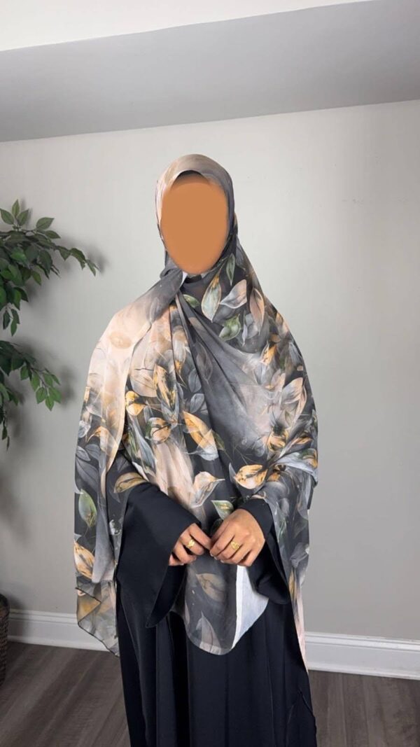 Digital print premium chiffon hijab