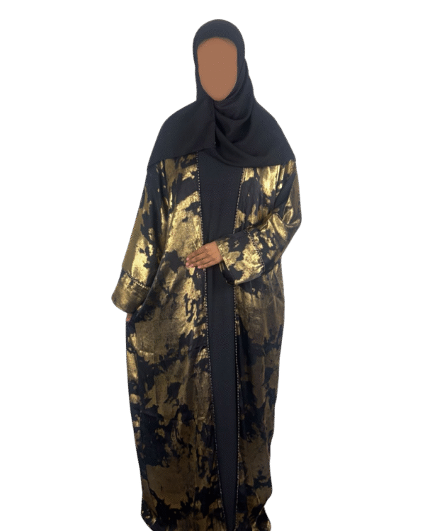 Metallic Satin Abayas