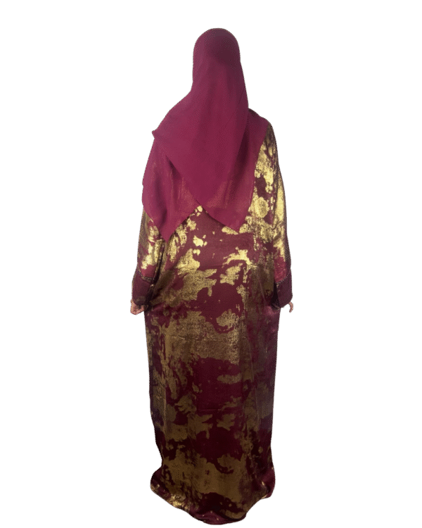 Metallic Satin Abayas