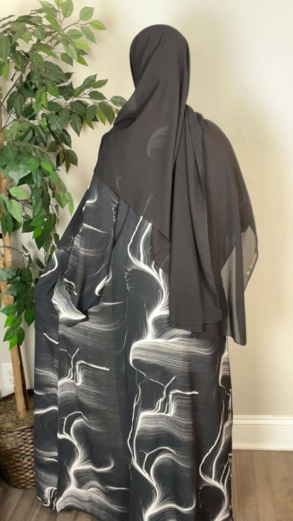 unnamed (53) 3 Pieces Chiffon open Abayas