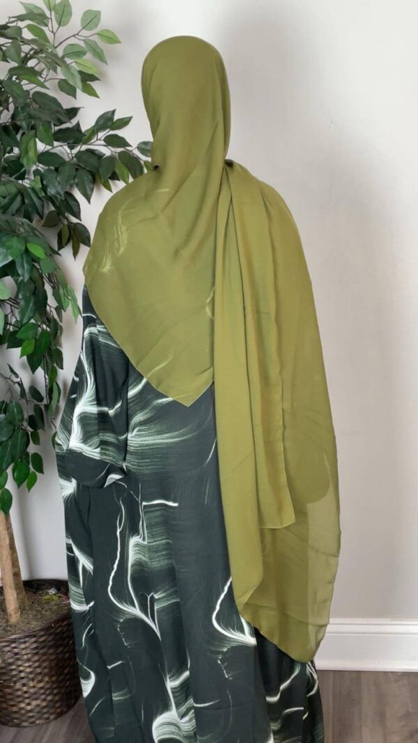 unnamed (55) 3 Pieces Chiffon open Abayas