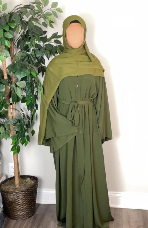 Nada material open Abayas