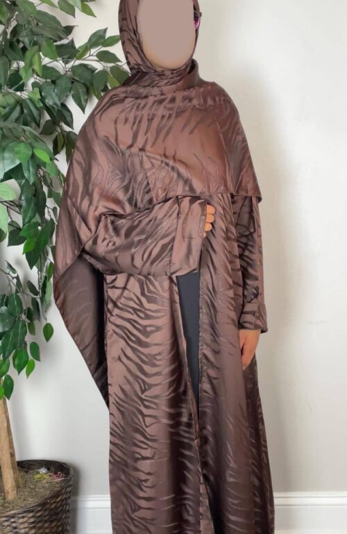 Jacquard Open Abayas