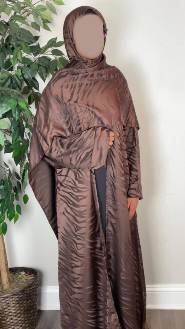 Jacquard Open Abayas